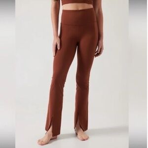 🤎 Athleta Elation Split Flare Pant‎ 3X Ancient Mahogany Brown 🍂